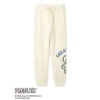 パジャマ ルームウェア 「PEANUTS」オリジナルアート ジャガードロングパンツ レディース