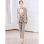  выставить [ стрейч омыватель bru]m.f. Эдди to настоящий женский сирень расческа ng1 кнопка жакет + конические брюки фланель бежевый 