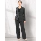  выставить [ стрейч омыватель bru]m.f. Эдди to настоящий женский сирень расческа ng цвет отсутствует жакет + Semi-wide брюки Shark темно-синий reti