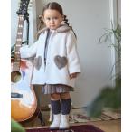 ショッピング子供服 コート アウター ファー衿ハートポケットコート キッズ 子供服 女の子