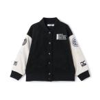 ブルゾン アウター 袖ワッペン配色中わたブルゾン キッズ 子供服 女の子