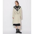 コート アウター フーディーロングコート レディース