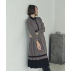 ワンピース ジオメ柄プリーツワンピース