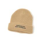 ニット帽 ニットキャップ フロント刺繍ニットワッチ レディース