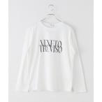 tシャツ レイヤーロゴロンT レディース