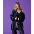 カーディガン 「WEB＆DEPOT限定」DankeSchon/ダンケシェーン/SHAGGY STRIPE CARDIGAN メンズ レディース