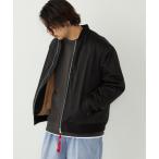 ブルゾン アウター SHIPS Colors:「撥水」ボア ボマー ジャケット メンズ