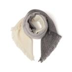 ショッピングマフラー ストール マフラー elegancese:Square fringe レディース