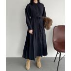 ワンピース ピンタックプリーツワンピース