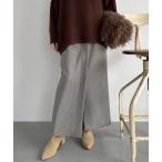 スカート ダブルクロスフロントデザインタイトスカート