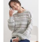 ニット セーター 「旭山動物園応援商品」ノルディック柄 モールニット レディース