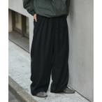 スラックス TR モダン ツイル ワイド スラックス / ストライプ / 無地 メンズ