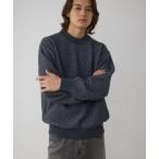 セーター ニット ジグトーンジャガードニット メンズ