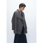 コート アウター TOPダブルビーバーショールコート レディース