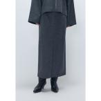 スカート ウールスムースタイトスカート