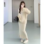 セットアップ ケーブルニットセットアップ レディース