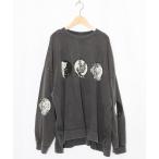 tシャツ 353118：抜染Parity和柄裏毛プルオーバー レディース メンズ