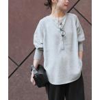 ニット セーター 「追加」ウールミックス2WAYビッグプルオーバー レディース