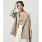 ジャケット テーラードジャケット 「size SHORTあり」Greed グリード メランジ ダブル ジャケット レディース