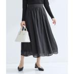スカート 「size SHORTあり」エアリーギャザー スカート