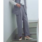 ショッピングツイード パンツ ライト ツイードライク パンツ レディース
