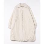 ショッピングダウンコート ダウンコート ダウンジャケット タフタ中わたバルーンリブコート レディース