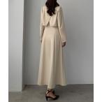  выставить задний разрез Short жакет set Cami flair One-piece женский 