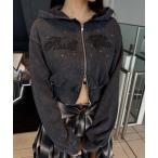 ショッピングマリオ パーカー  スタッズWZIPショートパーカー キッズ 子供服 女の子