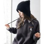 ニット帽 ニットキャップ ネコ耳ボンネット レディース