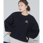トレーナー スウェット 「ディズニー」ヘビーウェイト裏毛スウェットトップス レディース