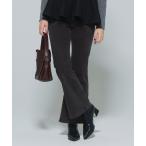 ジーンズ デニム デニムパンツ 裏起毛デニムフレアパンツ レディース