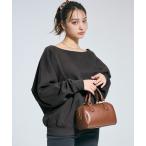 トレーナー スウェット 裏起毛 オフショルダースウェット レディース