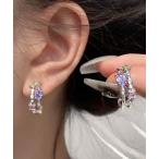  серьги [Bz] красочный biju- обруч серьги (RZ) мужской женский 