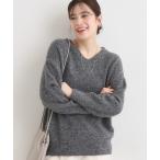 ショッピングニット ニット セーター ふわふわVネックニット レディース