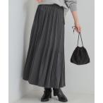 スカート 「着丈選べる/あったか」裏に秘密 プリーツスカート