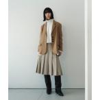 ショッピングミモレ丈 スカート 「EMMEL REFINES」EM プリーツ ミディアム スカート