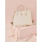 ショッピングリボン トートバッグ 「限定カラー」リボンカシメトートバッグ レディース