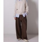 ショッピングワイドパンツ スラックス パンツ CHIGNON サイドタックワイドパンツ レディース メンズ