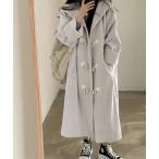 ダッフルコート コート トグルボタン付きダッフルコート レディース