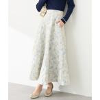 スカート 「BonBonガールズセレクト・最強映えスカート」お花柄ジャガードスカート