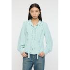 ブラウス シャツ GEORGETTE RUFFLES ブラ�
