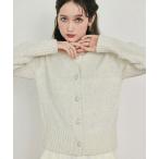 ショッピングラメ カーディガン MIXラメニットカーディガン レディース