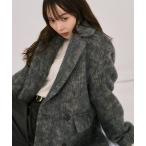 コート チェスターコート 「新作」シャギーオーバージャケット｜ウールコート/モヘヤ/ジャケットコート/ショートコート/オフィスカジュアル/冬服 レディ