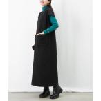 ワンピース LC/LLL フェイクウールモコモコポケットワンピース