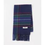 ショッピングマフラー マフラー ウールカシミヤチェックワイドマフラー メンズ