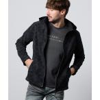 ブルゾン アウター ムラプリントスタンドアップジップブルゾン メンズ