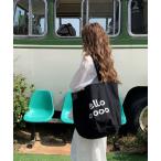 トートバッグ 「SANSeLF」 コットンキャンバスロゴトートバッグ saa25a149 レディース