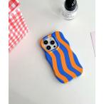 スマホケース 「SANSeLF」 ウェーブストライプiPhoneケース iPhoneカバー アイフォンケース sac25a021