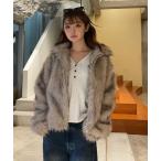 ショッピングブルゾン ブルゾン アウター ダブルジップファーブルゾン レディース