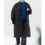 ショッピングドゥ コート アウター ノーカラースワンキルティングロングコート レディース